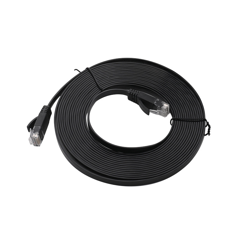 Manufacturers supply flat network cable CAT6E computer finished Network jumper broadband router line six types of network cable