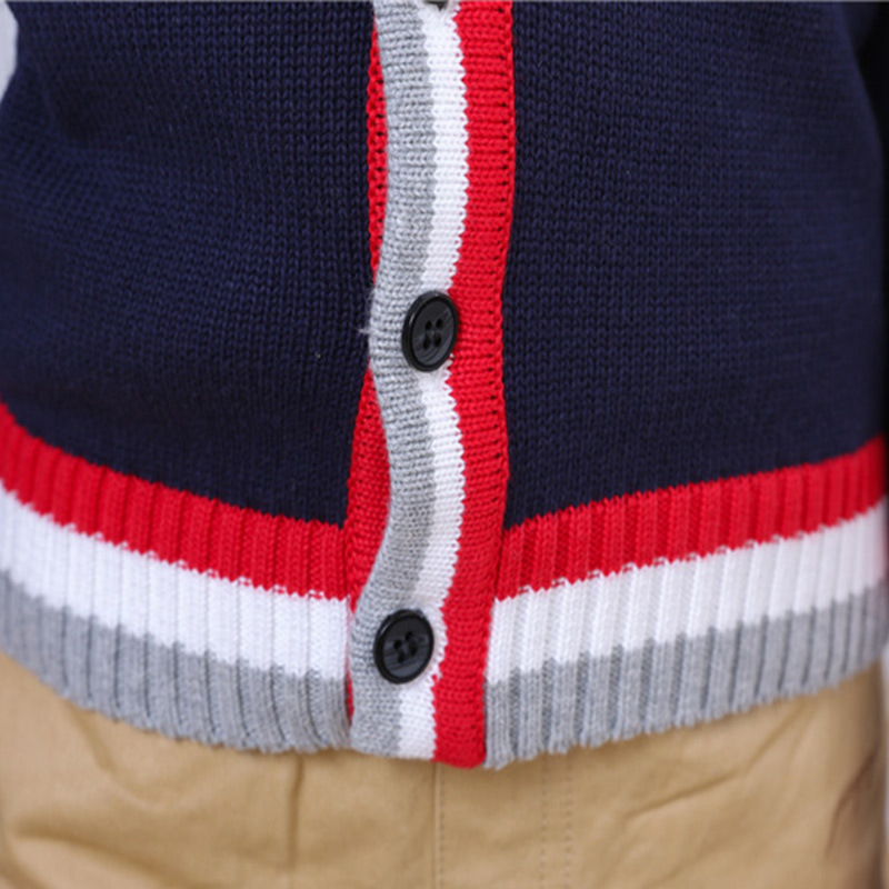Children's Sweater British Style Sweater Primary and Secondary School Students' School Uniform Knitted Sweater Kindergarten Garden Clothes