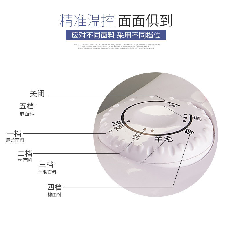 Electric Iron Household Without Water Temperature Adjusting Hot Stamping Iron Boring Drill Wrinkle Removal Smooth Flat Plate Dry Ironing Type Hot Clothes Electric Bucket