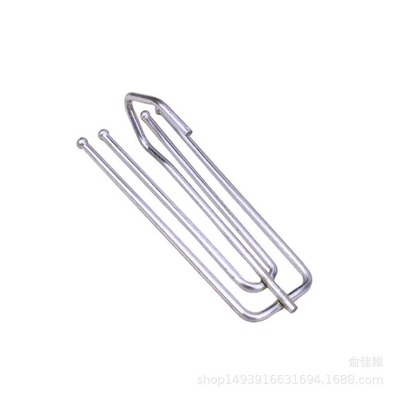 Curtain Cloth with Four-fork Hook Household Curtain Hook Paint Four-claw Hook Five-finger Hook Stainless Steel Curtain Hook