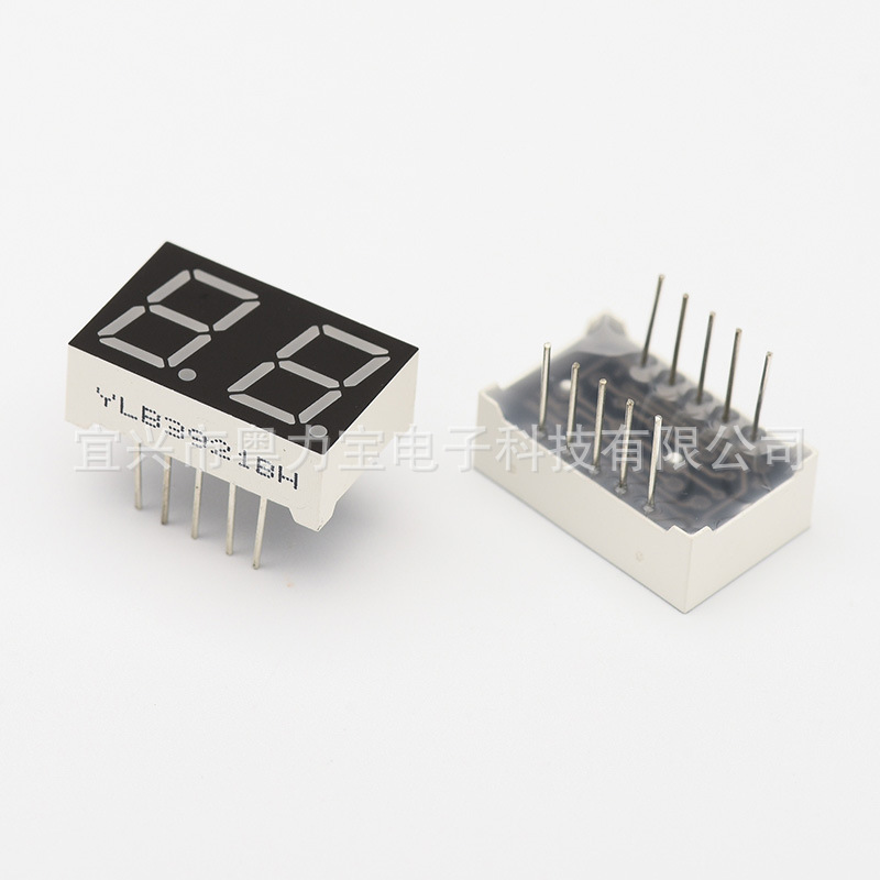 39-inch 2-digit digital tube led digital display module 0 Red digital tube co-Yin co-Yang factory wholesale