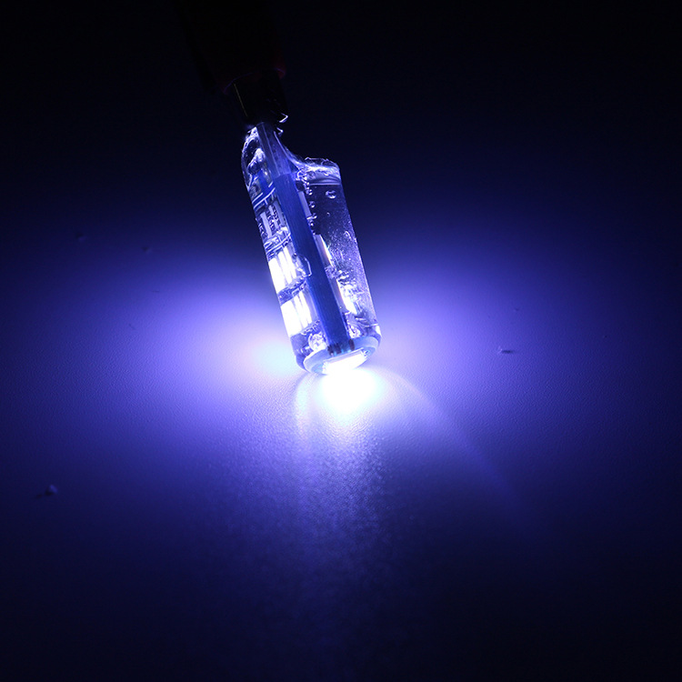 Car LED width light T10 4014 15SMD silicone highlight width light license plate light modified car light