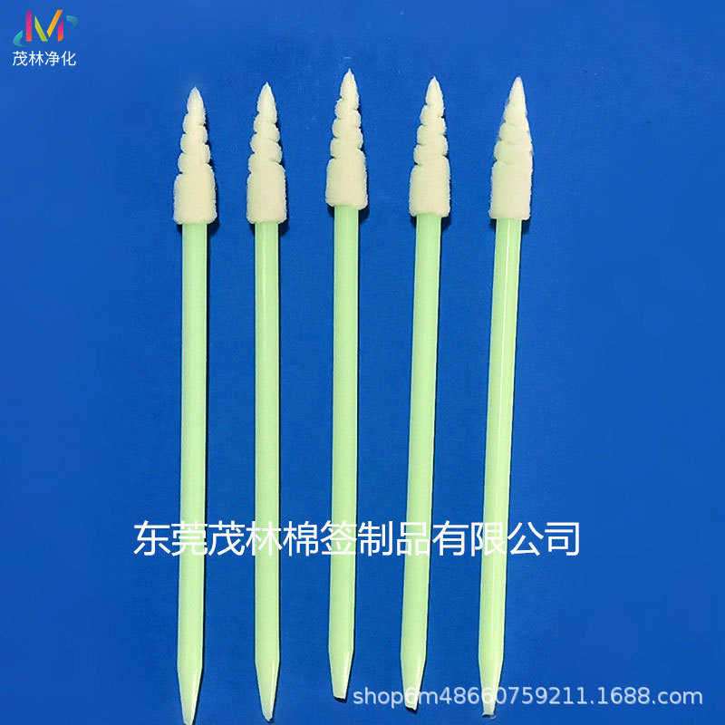 Factory direct industrial cotton swab dust-free cotton swab purification cotton swab ML-751 thread pointed sponge cotton swab