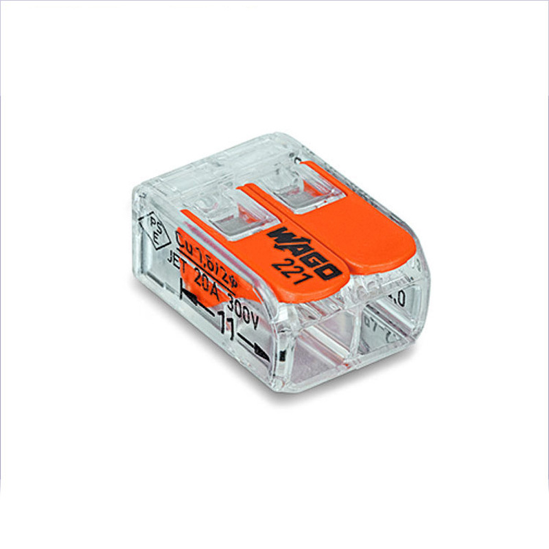 wago221-4.13 million Quick Terminal 5-hole quick terminal soft and hard wire welding-free terminal