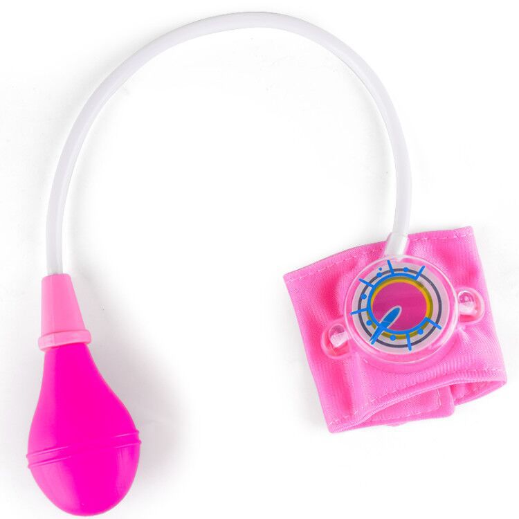 Children's simulation family doctor toys play house small Doctor Nurse blood pressure toys medical equipment blood pressure meter wholesale