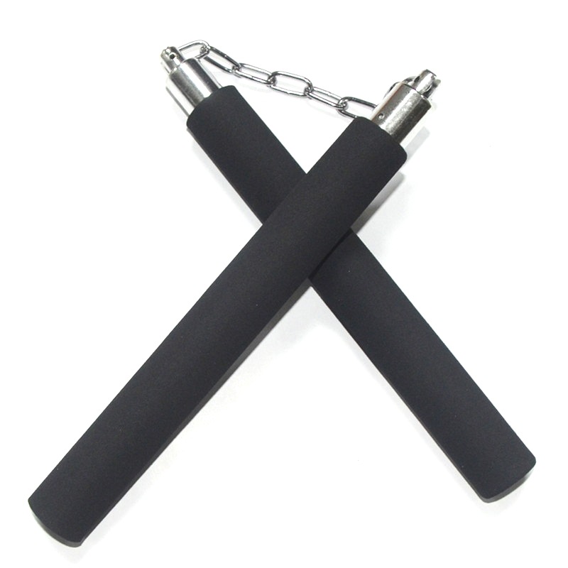 Sponge Nunchakus Children's Beginners Practice Nunchakus Foam Toy Two-chakus Martial Arts School Daoist Training Stick