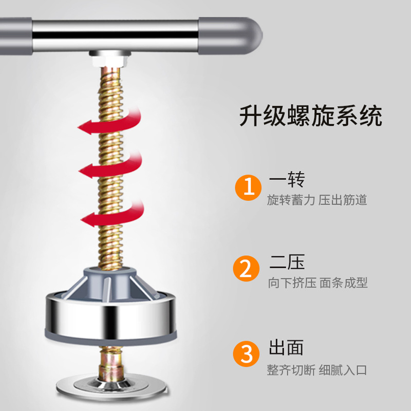 Manual Noodle Press Noodle Machine Household Small River Fishing Machine Hand-wrung Noodles Tannin Extract Hand-cranked Gluten Machine