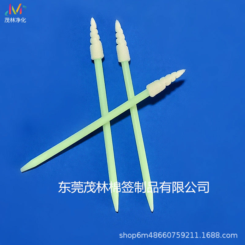 Factory direct industrial cotton swab dust-free cotton swab purification cotton swab ML-751 thread pointed sponge cotton swab