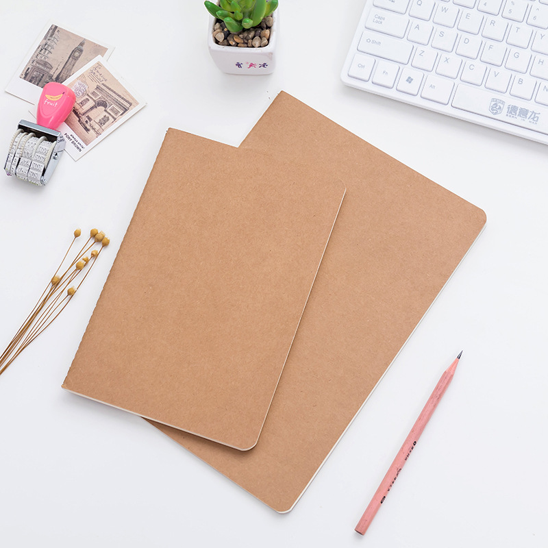 Factory Direct Sales Customized Kraft Paper White Card Cover Soft Copy Car Line Book Stitching Craft Logo Advertising Custom Printing