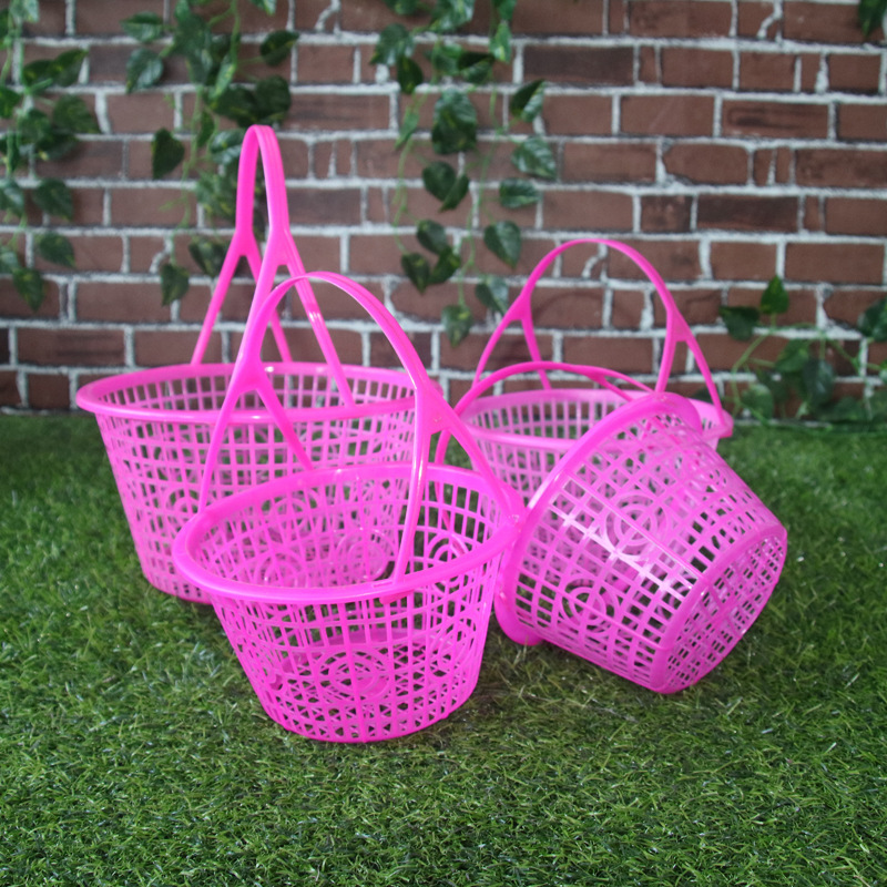 оптовая пластиковая круглая переносная корзина для ягод открытая корзина для сбора фруктов вишневая корзина корзина для голубики и шелковицы