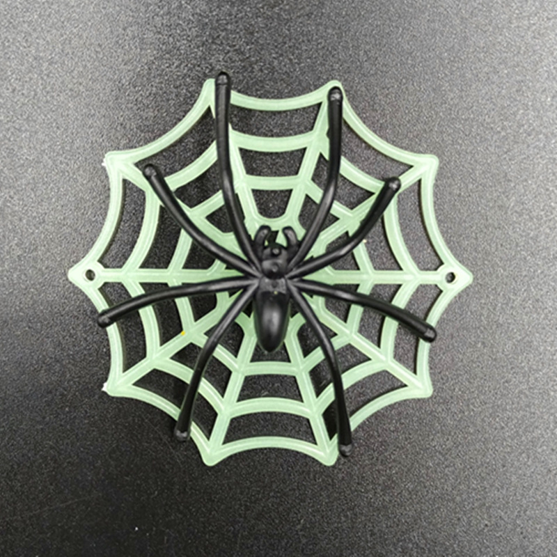 Halloween Plastic Spider Web 5.5cm Spider Web Scene Ghost Festival Ball DIY Decorative Pendant Can Be Packed in a Small Bag