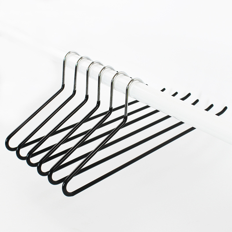 Wholesale Thickened Metal Plastic-Coated Pants Rack Korean Style S-Shaped Simple Creative Clothes Hanger Pants Hanger Amazon