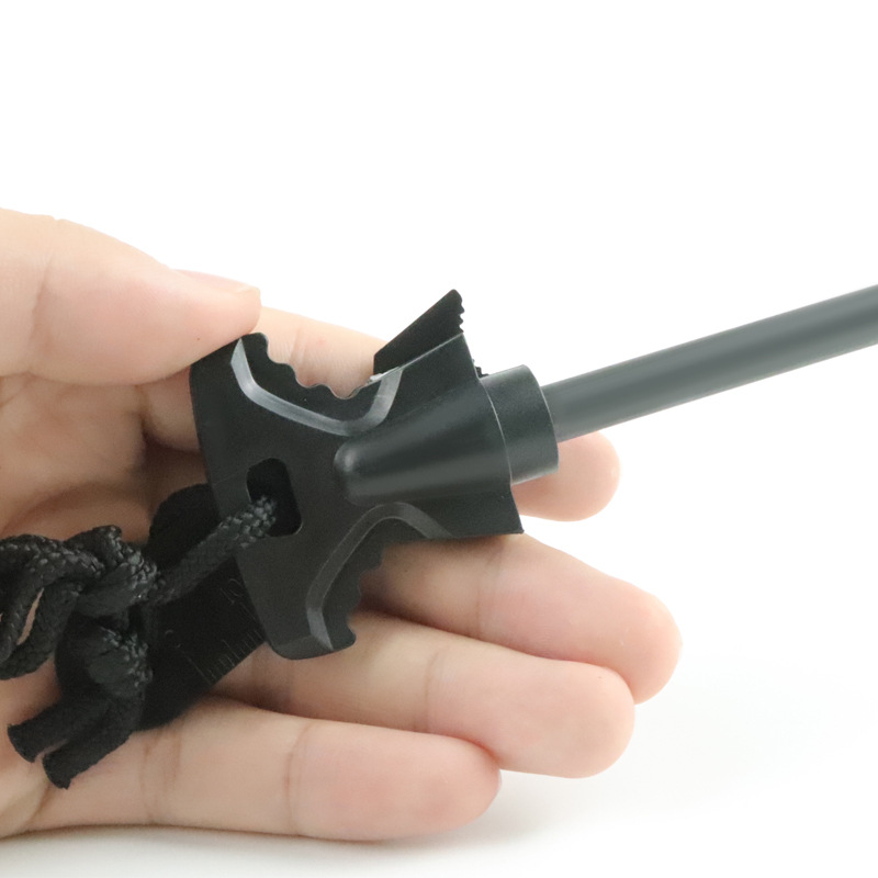 Fire Starter Survival Butterfly-Shaped Wide Handle Outdoor Survival Flint Large Butterfly-Shaped Wide Handle Fire Stick