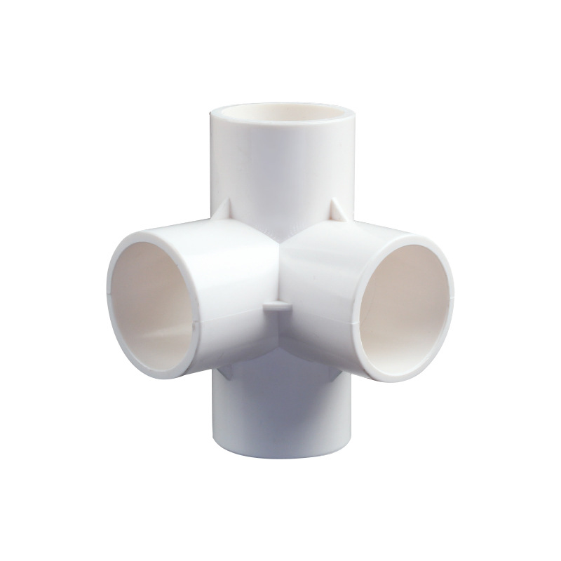 Pvc Three-Way, Four-Way, Five-Way, Six-Way Plastic Fittings for Water Supply Pipe Connectors, Shoe Racks, High-Pressure Resistant