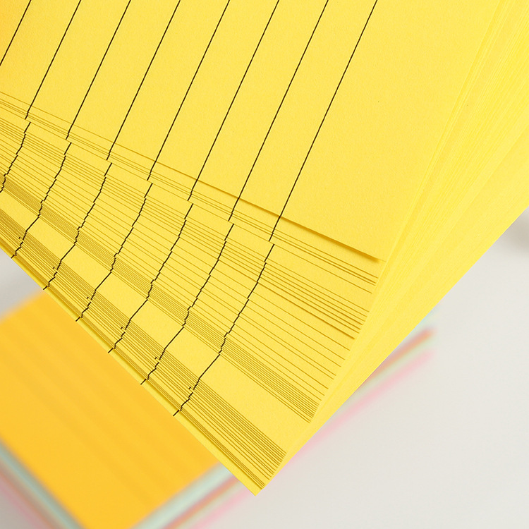 Fluorescent Sticky Notes Cute Special-Shaped N Times Index Stickers Advertising Note Pad Colorful Grids Sticky Notes Wholesale