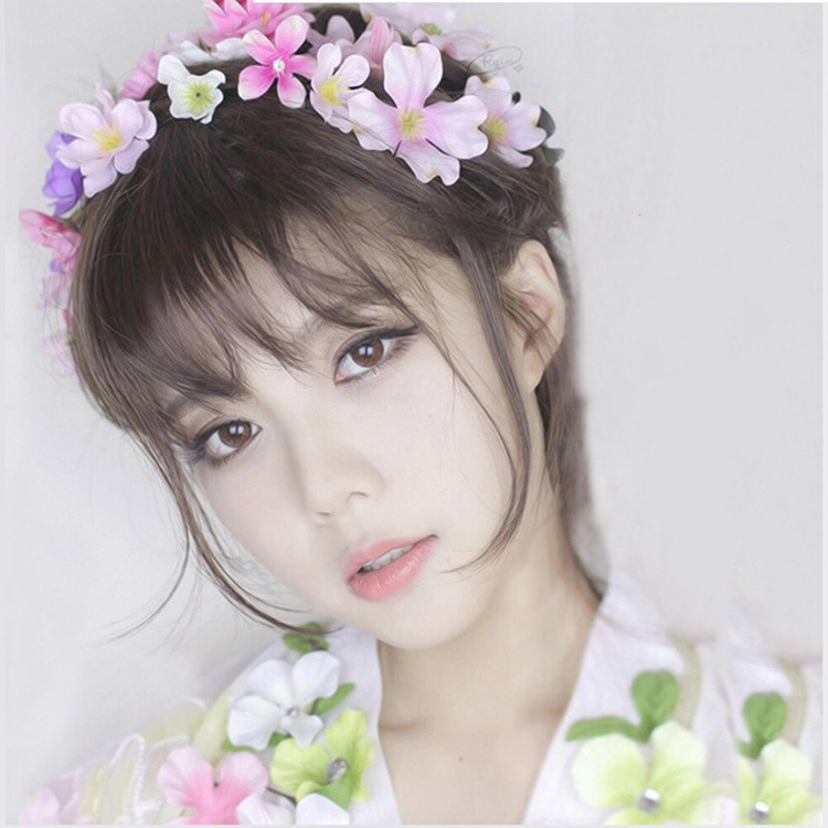 Air Bangs Wig Female Artificial Hair Popular Fake Bangs Light and Natural Invisible Seamless Bangs Wig Piece