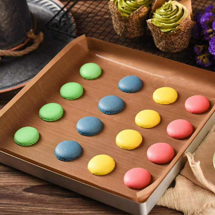 Thickened Baking Oil Cloth Teflon High Temperature Resistant Oil Cloth Oven Special Baking Sheet Cloth Non-Stick Environmentally Friendly Cake Cloth