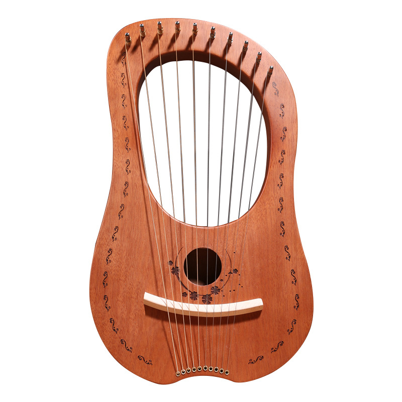 Factory Wholesale Solid Wood Veneer Lyre 16-String Harp Small Harp 16-Tone 10 Lyre Lyre Instrument
