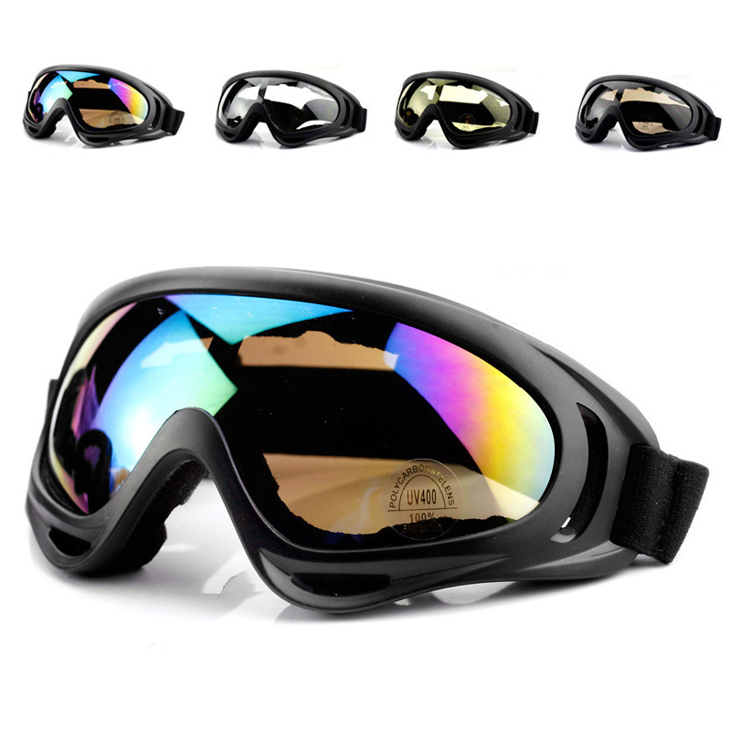 Outdoor goggles X400 military fan tactical protective glasses motorcycle goggles anti-impact riding ski goggles