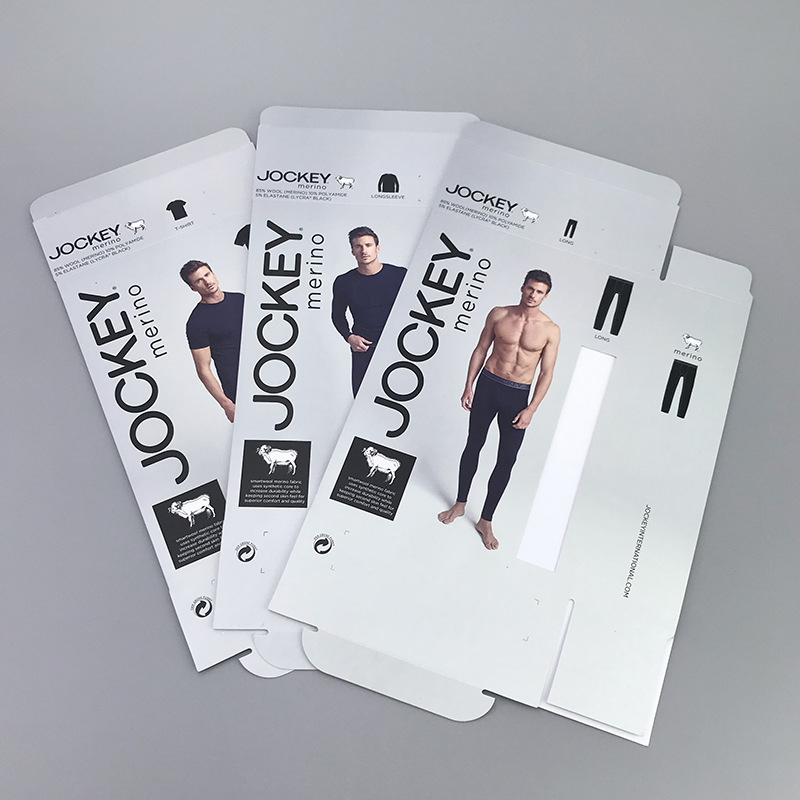 Manufacturer's Custom-Made Autumn Clothing Packaging Box, Men's and Women's Clothing, Thermal Intimates Packaging, Color Box, Custom-Made Breathable