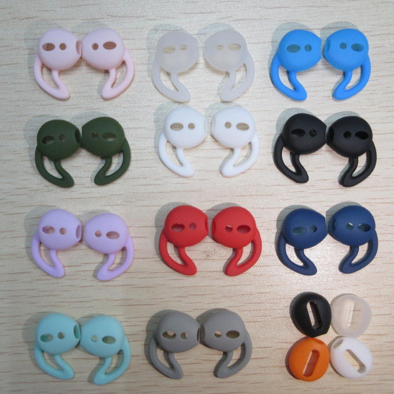Suitable for Xiaomi Huawei Apple Earphone Cover AirPods 2 Earphone Cover Twsi12 Ultra-Thin Silicone Earplug Accessories