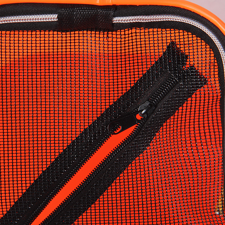 Fishing bucket eva folding fish bucket square bucket with net fishing bucket small bucket wholesale fishing gear supplies