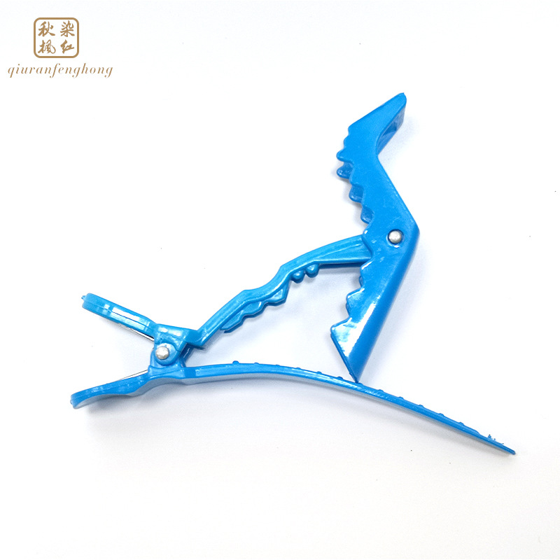 Hairdressing Tools Alligator Clip Candy Color Long Billed Clip Duckbill Clip Partition Clip Dye and Hot Use Fixed Hairdressing Clip