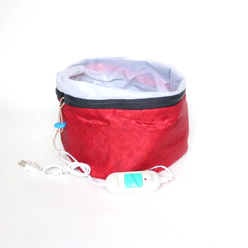 Household Oil-Baked Electric Heating Cap Hair Salon Three-Speed Adjustable Temperature Cap Barber Shop Household Hair Mask Hair Care Cap Heating Cap