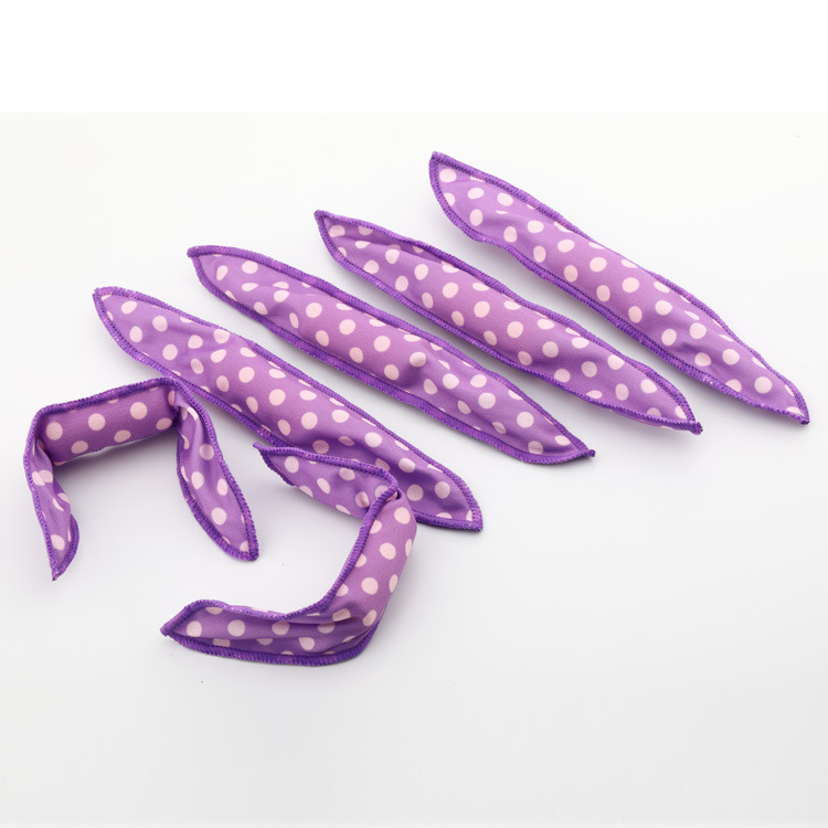 Cross-Border Polka Dot Hair Curler Sponge Pear Blossom Curler Hair Styling Curling Iron Sleep Styling Tool