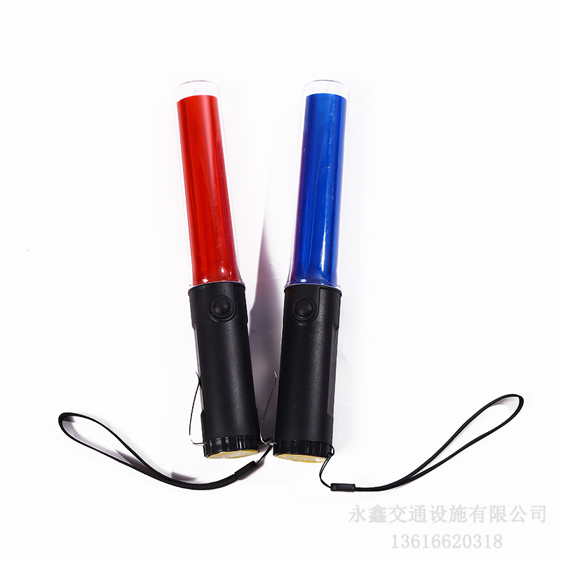 Supply Multifunctional Traffic Baton LED Light Stick Luminous Stick Battery Model Security Warning Stick Factory Direct Sales