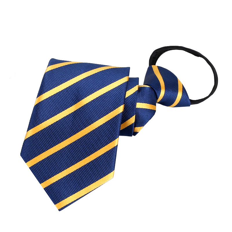 Tie Men's Formal Dress Business Groom Wedding Student Female Professional Shirt Red Black Blue Convenient Zipper Lazy