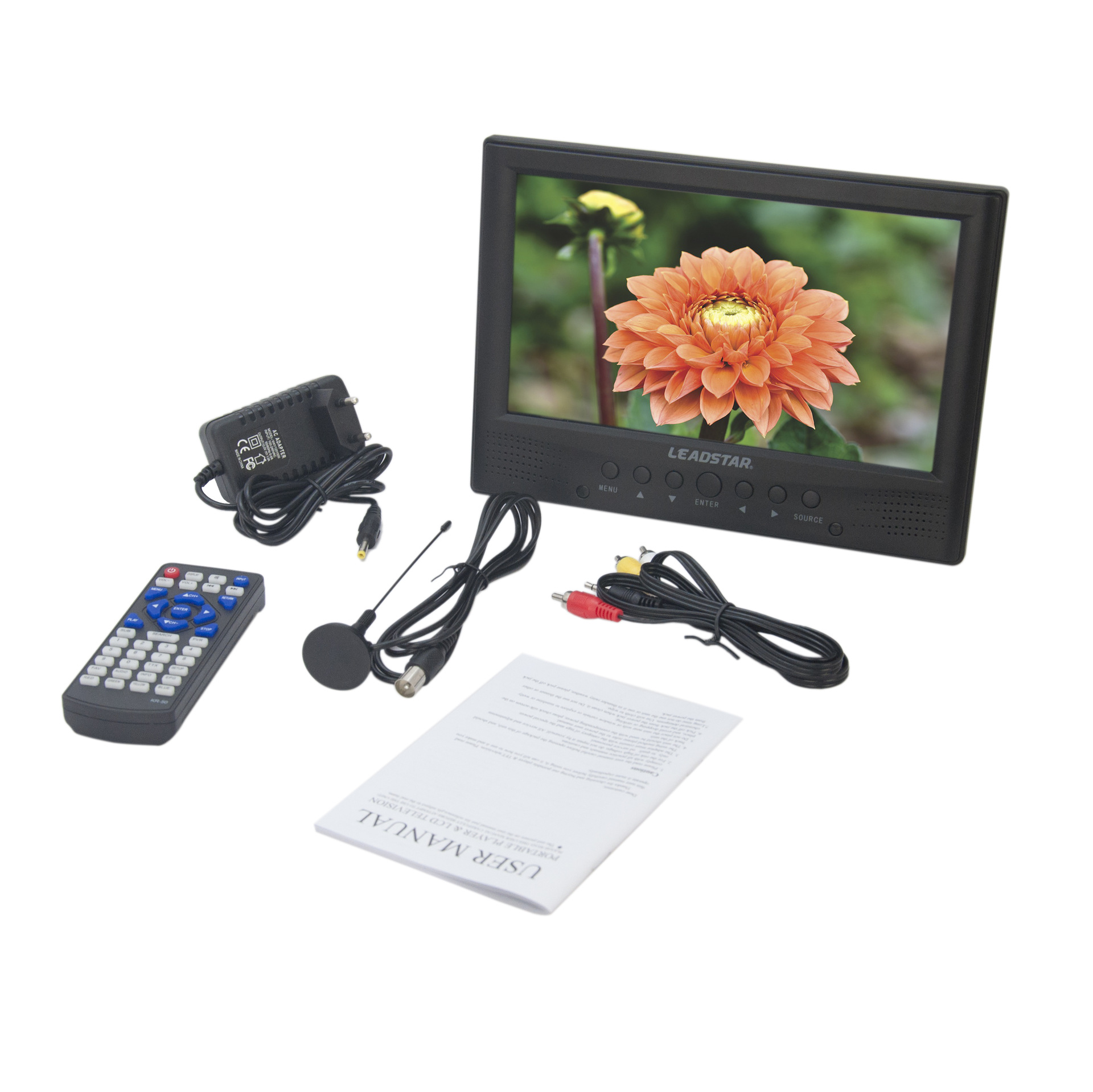 D9-1 International Digital Tv, Atsc, Dvb-T2, Hd Car Tv, Portable Tv