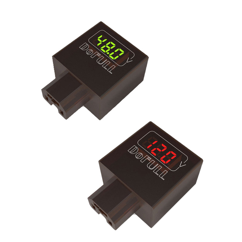 Digital Display electric car voltmeter 48V60V72v96V electric car mobile phone charger battery to usb charging