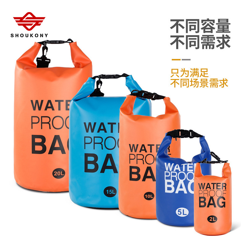 Водонепроницаемое ведро для пляжа в наличии, ПВХ водонепроницаемая сумка для мобильного телефона, рюкзак для рафтинга, индивидуальный логотип