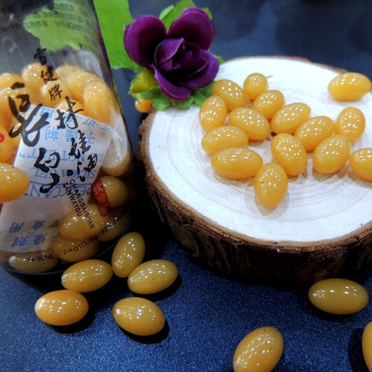 Changbai Mountain Specialty Blue Cap Frog Oil Capsules, Snow Frog Oil, Toad Oil Gift Box, Ready-To-Eat Food, Bulk Wholesale, New Stock