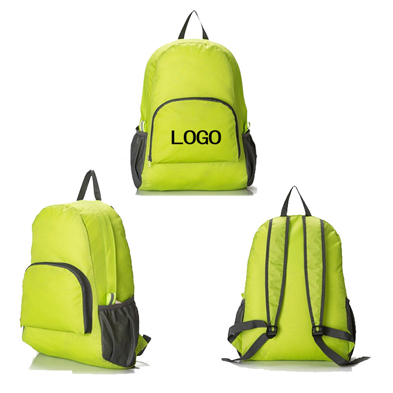 Travel Export Foldableing Backpack Logo Printing Promotional Event Advertising Travel Agency Gift Bag Wholesale Backpack