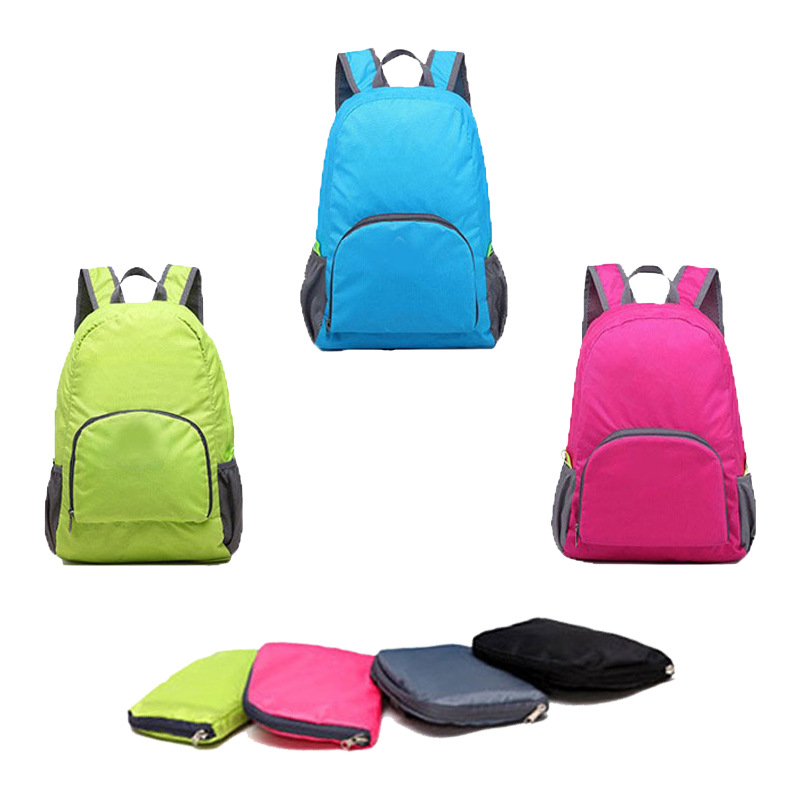Travel Export Foldableing Backpack Logo Printing Promotional Event Advertising Travel Agency Gift Bag Wholesale Backpack