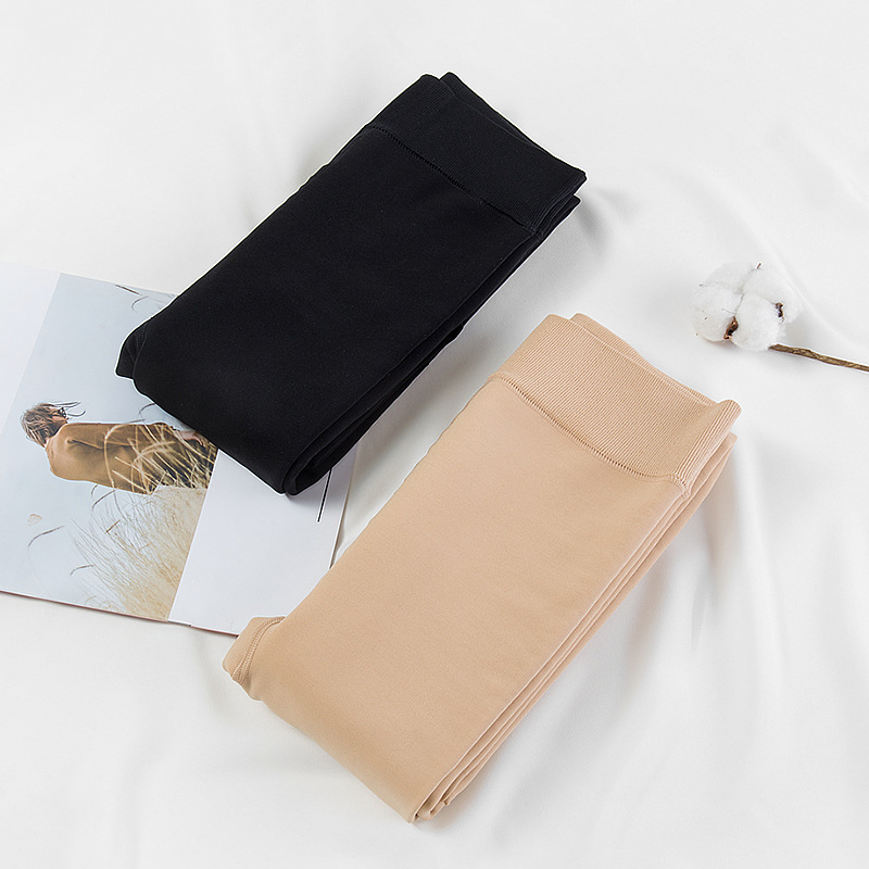Far East 8506 Autumn and Winter Women's Velvet Thickened Warm One-piece Pantyhose Light Leggings