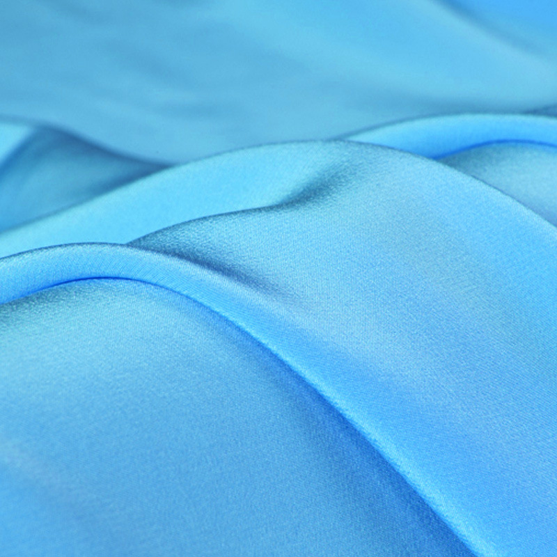 100 Mulberry Silk Fabric Shirt Fashion Fabric in Stock 16 Mmi Silk Fabric Customized Natural Plain Crepe Satin