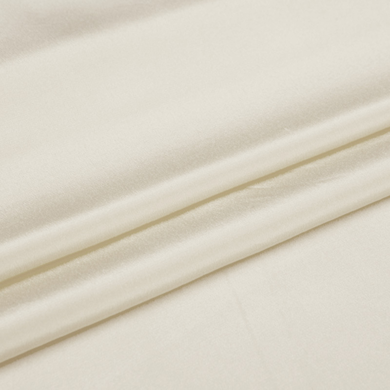 100 Mulberry Silk Fabric Shirt Fashion Fabric in Stock 16 Mmi Silk Fabric Customized Natural Plain Crepe Satin