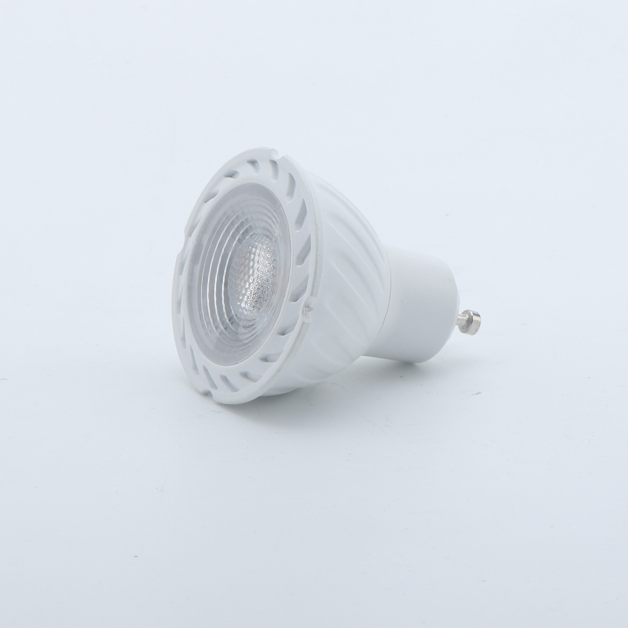 Gu10 Plastic-Coated Aluminum Lamp Cup 5W7W Plastic-Coated Aluminum Spotlight Cup Home Living Room Bedroom Hotel Led Lamp Cup