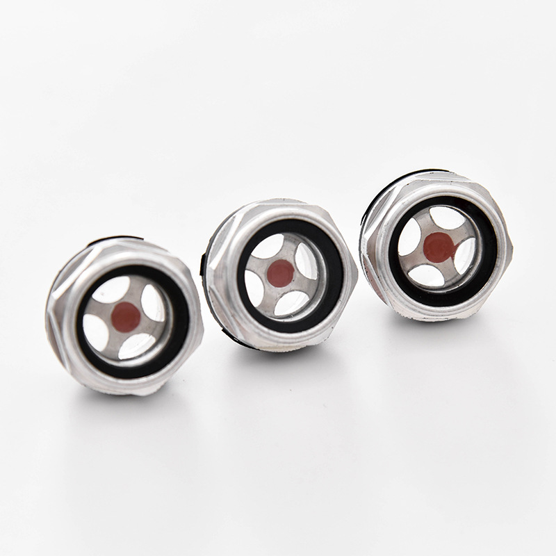 Reducer air compressor aluminum alloy oil mirror M20 * 1.5 Oil Standard/oil window/screw-in oil sight glass/oil level mirror, etc