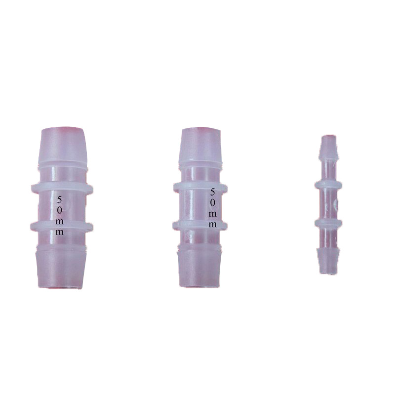 Amazon Flat Mouth Straight-Through Pagoda Two-Way Hose Reducer Plastic Pagoda Connector for Oxygen Tubing Plastic Pipe Fittings