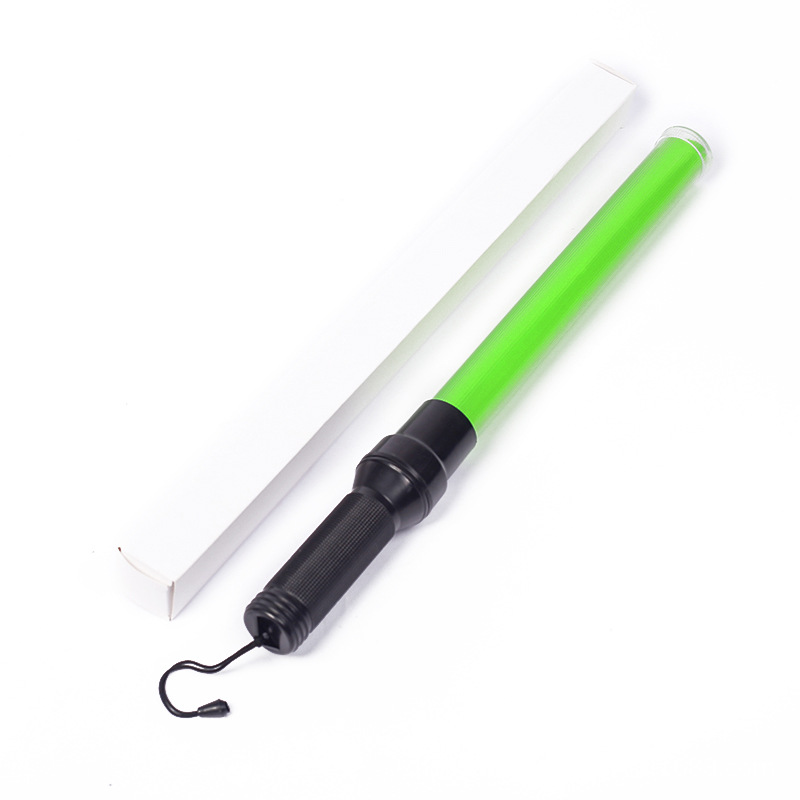 54cm traffic baton fire command fluorescent stick luminous stick LED baton flashing warning baton