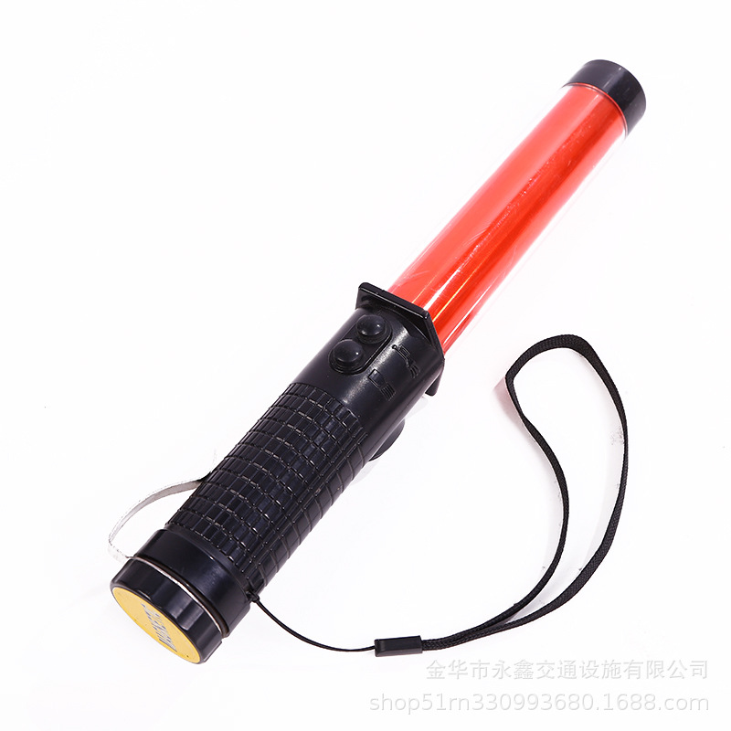 Traffic Rechargeable Baton LED Light Emergency Red Blue Red Hook Lighting LED Warning Light Evacuation Stick