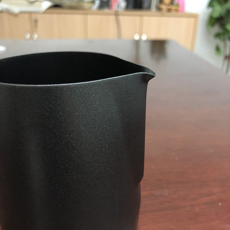 Teflon non-stick cylinder coffee flower cylinder milk foam cylinder stainless steel new manufacturers can customize the color