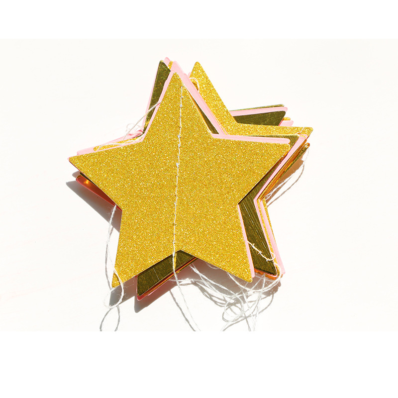 2M Wedding Decoration Colorful Piece Paper String Children's School Party Paper String Room Creative Decorations