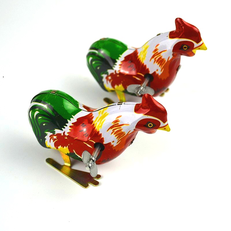 Tin Frog Jumping Frog Bounce Coil Children's Baby Toy Chain 80 s Classic Nostalgic Stall Hot Sale