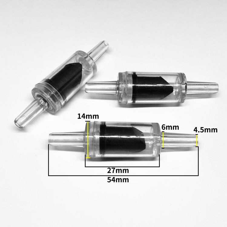 Plastic one-way valve check valve check valve check valve anti-ozone check valve oil-resistant check valve Haixin Aquarium Factory