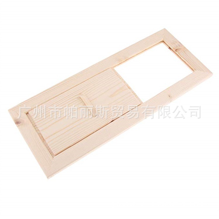 Factory Direct supply sweat steaming room sauna room equipment accessories air vent air vent sauna accessories wooden air inlet
